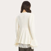 Beige Peplum T-Shirt